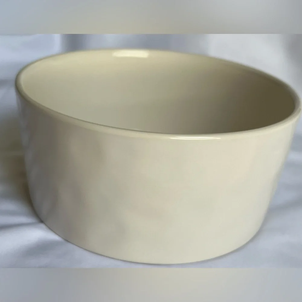 Rae Dunn Artisan Collection Woof Inside Stick Dog Bowl New